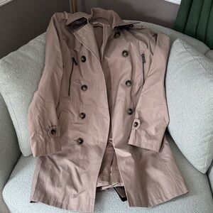 Women's DKNY Tan Trench Coat